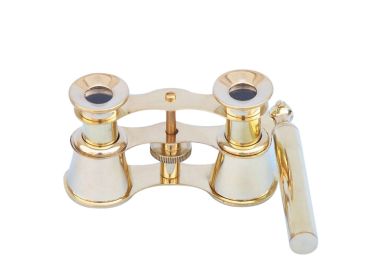 Scouts Solid Brass Binocular w/Handle 4""