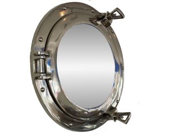 Deluxe Class Chrome Porthole Window 17""